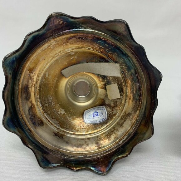 Vintage Sheridan Silver Candle Holders (set of 2) - Picture 6 of 12